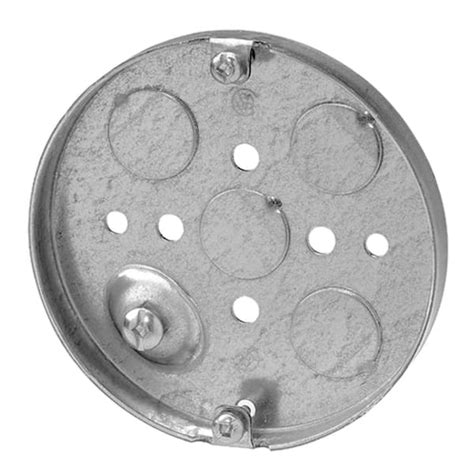 4in round electrical box|4 inch pancake junction box.